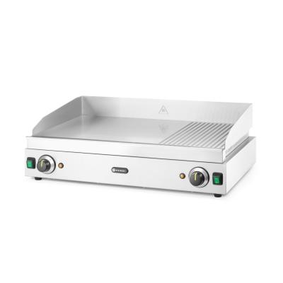 Mřížka 1/3 žebrovaná, HENDI, Profi Line, 2/3 plochý, 1/3 žebrovaný, 230V/3500W, 697x474x(H)241mm | 203163